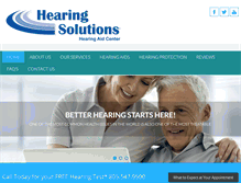 Tablet Screenshot of hearingsolutions4u.com